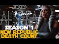Star Wars Ahsoka Season 1 New Republic Death Count