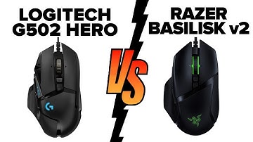 Razer Basilisk V2 vs Logitech G502 HERO - Which Mouse is Better ?