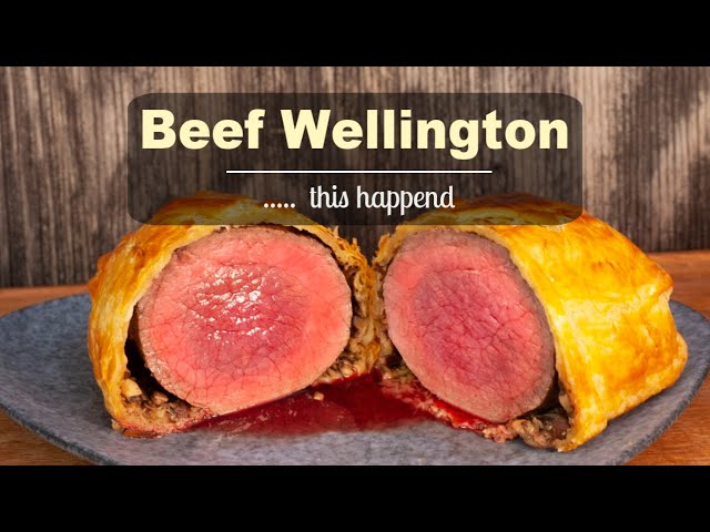 Beef Wellington  ... I did not expect this !!!