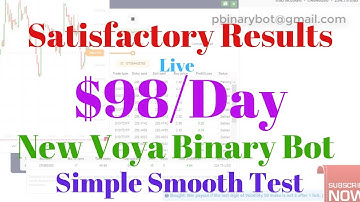 Binary.com Bot - Voya Binary Bot | Sudden Test; Simple Smooth Satisfactory Results