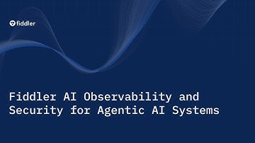 Fiddler AI Observability and Security for Agentic AI Systems  Agentic Monitoring Demo Video