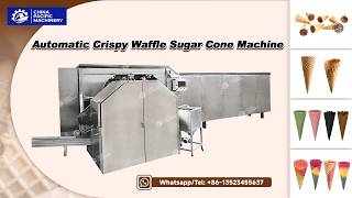Celebrity Automatic Crispy Waffle Sugar Cone Processing Line | Automatic Mini Chocolate Cone Production Line Net Worth