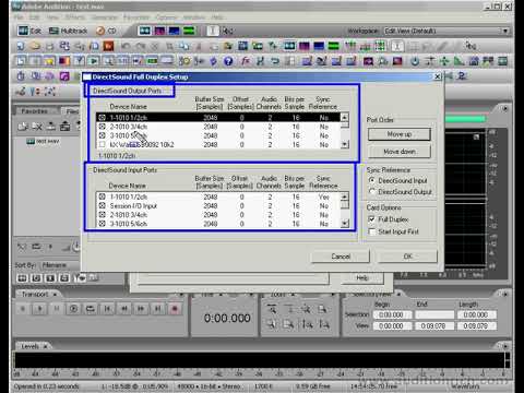 15. Настройка звукового оборудования (audio hardware setup) Adobe Audition | Auditionrich.com