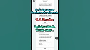 B.A 3rd semester Burdwan university under vocational subject H.R.M important notice....👈📜🤫