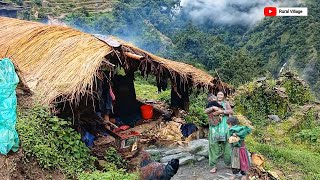 Nepali Mountain Village Life | Most Peaceful And Relaxing village | Organic Food Cooking | Rea Life