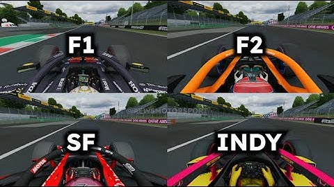 Which is the Fastest Formula? Ep.1 | F1 vs F2 vs IndyCar vs SuperFormula | Monza