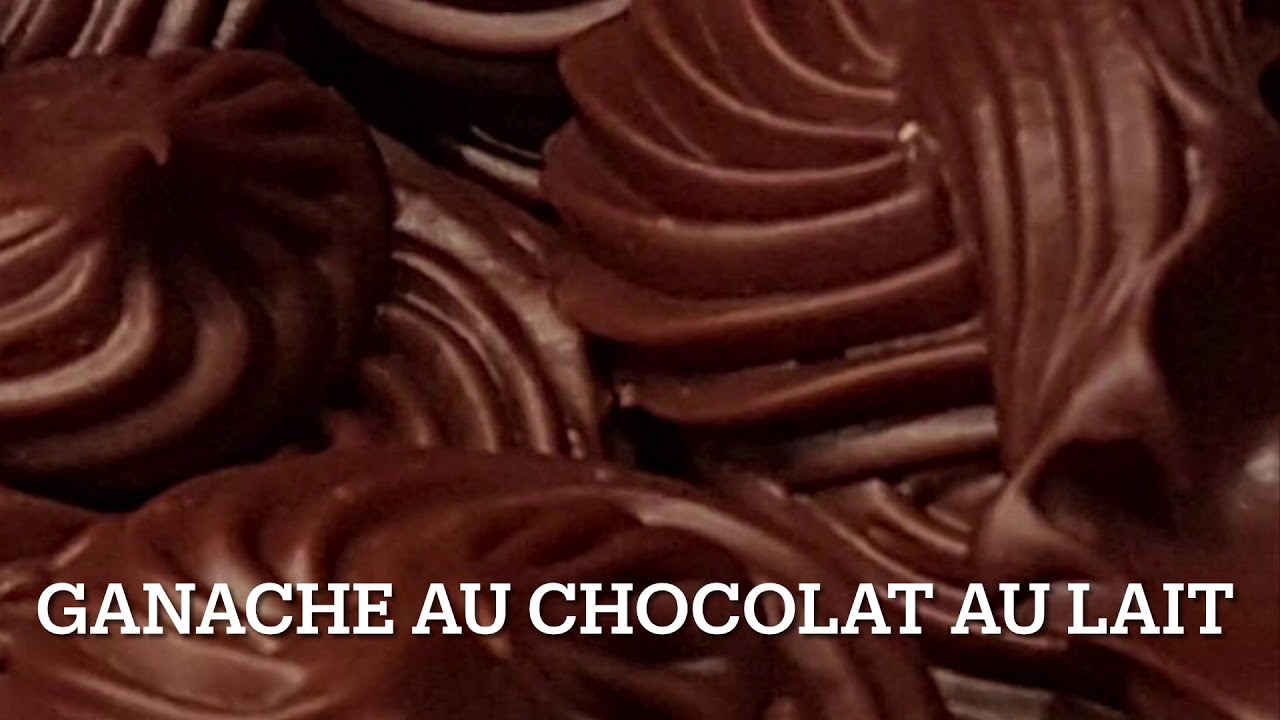 Ganache au chocolat au lait et ganache montée, pour gâteau, macaron