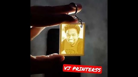 Lithophane keychain 3D