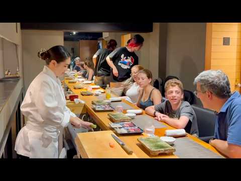 24-Year-Old Female Sushi Chef in Ginza! 🍣 A Day in the Life of a Rising Star.