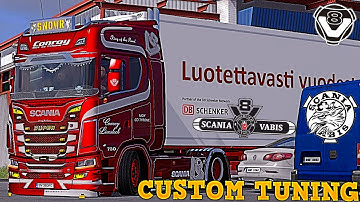 SCANIA S520 V8 CUSTOM TUNING ETS2 1.38x #SCANIA #V8 #CUSTOM #TUNING