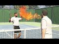 MICHAEL plays TENNIS but with FLAME coming out of his mouth (GTA V funny)