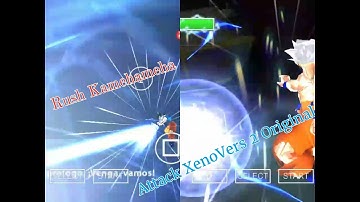 ISO DBZ TTT MOD Goku Ultra Instinct Rush Kamehameha & Mastered Ultra Instinct Attack XenoVers 2