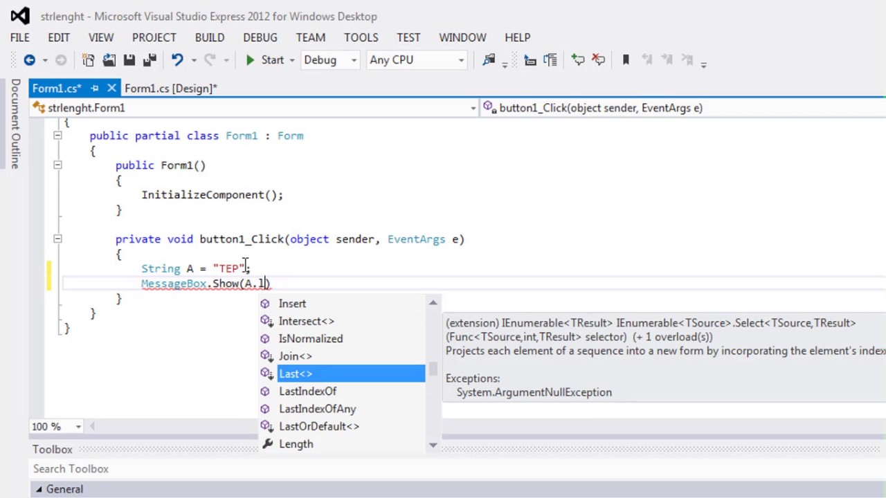 080 - How to use C# string Length - YouTube 080 - How To Use C# String Length - Youtube