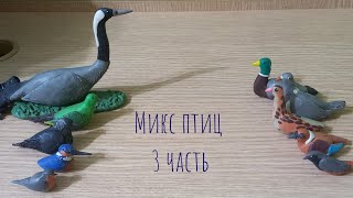 МИКС ПТИЦ! 3 часть! Лепим разных диких птиц.