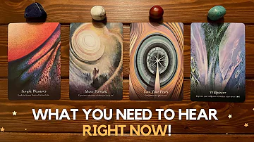 What You Need To Hear Right Now! ✨🔮 ✨ | Pick a card