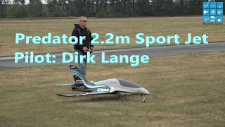 Predator 2.2m Sport Jet Pilot Dirk Lange Demo Flight