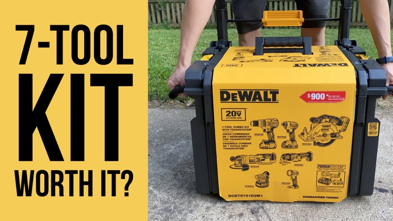 $499 DeWALT 7-Tool Kit with ToughSystem 