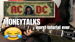 The WORST "Moneytalks" Guitar Tutorial EVER (AC/DC) Original JaiminhoPagina Series (2008)