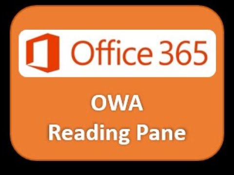O365   Reading Pane