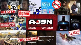 AJSN WK36A - Squadron 42 DELAYED AGAIN, Iron Man LEAKS, State of Play, Ubisoft FORGETS Game, Wardogs