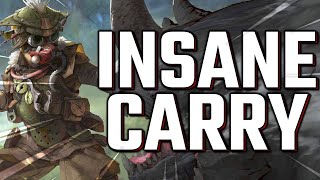 INSANE CARRY WITH BLOODHOUND!!! | Albralelie