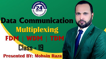 CS601 Short Lecture - 19 | Topic 89 to Topic 98 | Multiplexing - FDM, WDM, TDM in (Urdu / Hindi)
