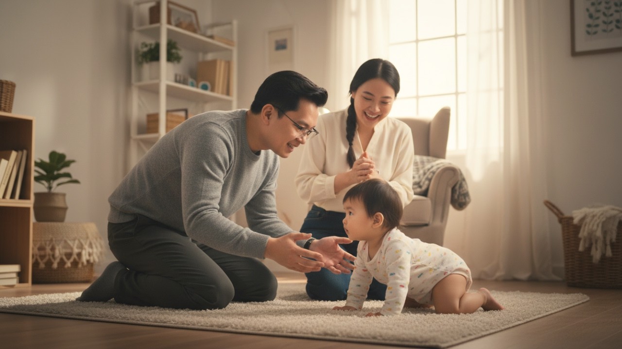 The story of Anna, Jack and Ly Tu Tien | A big discovery when Anna starts crawling.