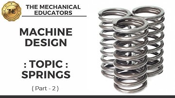 Design of Spring with MCQs | Design of Machine Elements | GTU | GATE | RTO
