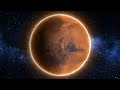 Beautiful View of Planet Mars from Space Timelapse and Stars 4K VJ Loop Moving Background