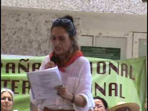 ATENCO 2009: DISCURSO DE OFELIA MEDINA