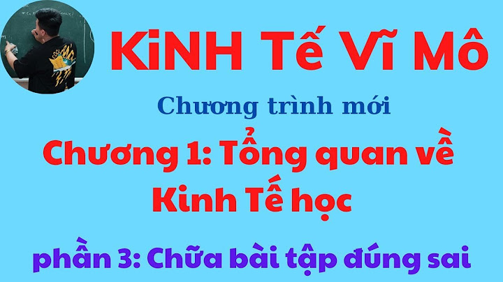 Cách giải bài tập kinh tế vĩ mô