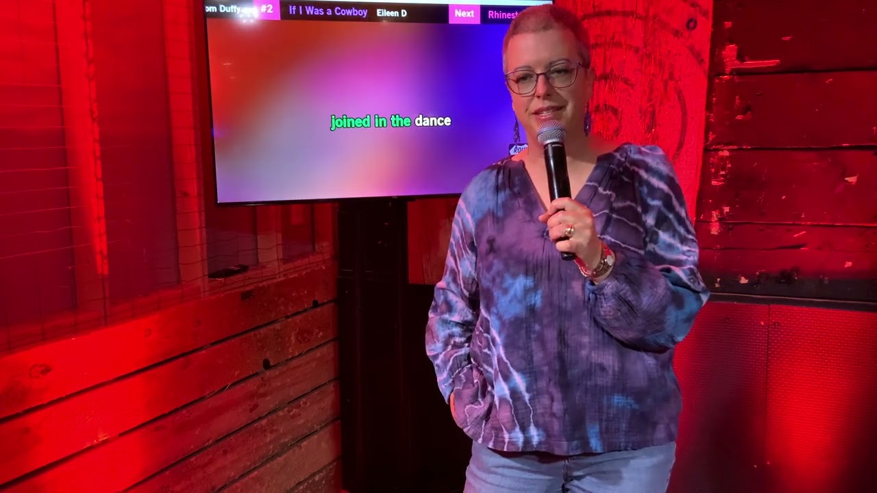 Cynthia F sings Run for the Roses at Shenandoah Valley Axe Throwing Co 5/3/25