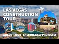 Las Vegas Construction Tour - 1st New Strip Casino in 10 years + Tesla Tunnels & A New Vegas Gateway
