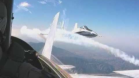 F/A-18 Autonomous Formation Flight (AFF) Test Over California