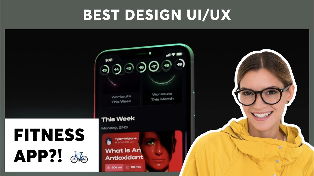 FITNESS APP FROM THE FUTURE! Top UI/UX Animation Design Inspiration