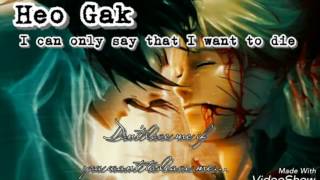 Heo Gak  I Can Only Say That I Want To Die Nightcore
