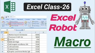 How to use Macro in Excel in Hindi | Excel Class -26
