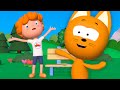 Ленивец - Учим животных - Котёнок Котэ песенки для детей малышей