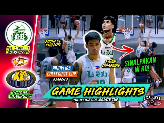 SINALPAKAN NI KQ! KEVIN QUIAMBAO JONEL POLICARPIO DOMINATES NATIONAL UNIVERSITY | PINOYLIGA CUP class=