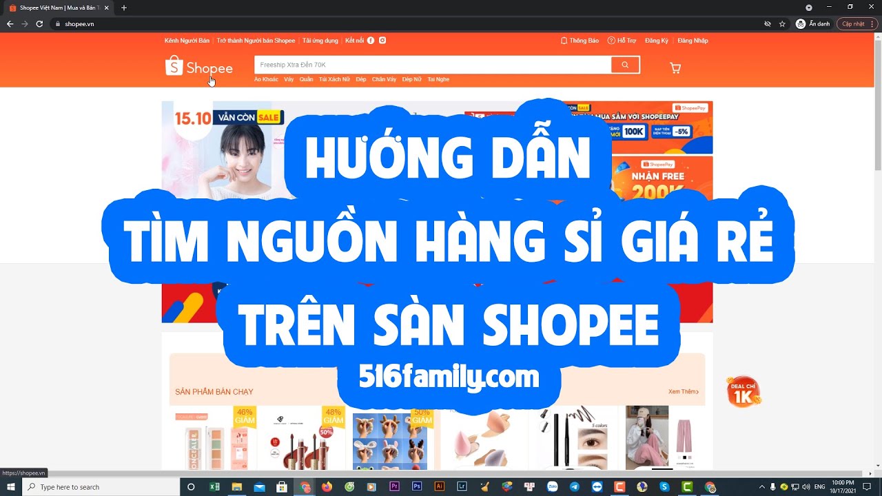mua vớ sỉ ở đâu 2022 New Hướng dẫn tìm nguồn hàng sỉ giá rẻ trên sàn shopee