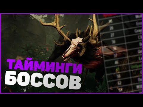ТАЙМИНГИ БОССОВ -