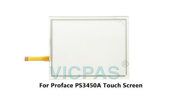 For proface PS3450A touch screen panel repair with overlay, keypad, lcd display and plastic case