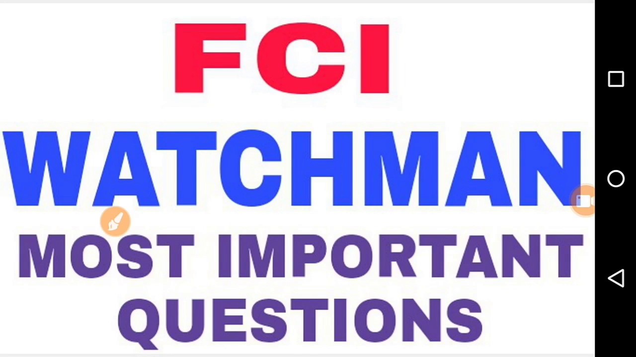 fci watchman exam history questions in hindi part 1 youtube