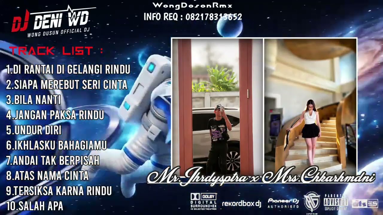 DJ WONG DOSON REMIX l DIRANTAI DI GELANGI RINDU X UNDUR DIRI SPESIAL MR,JHRDYSLTRA MRS,CHKARHMDNI