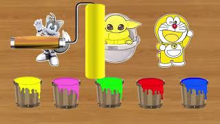 Learn colors of the rainbow with Super Hero Super Cop Little Singham for kids or 🌈 Belajar Warna