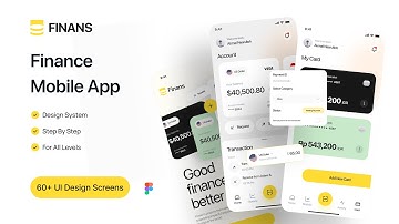 Finance App Design in Figma For Beginners | Part One