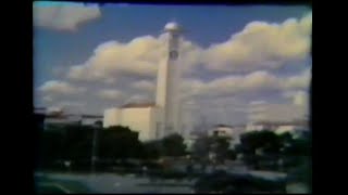 Uberlândia em 1978 construção de  prédio com presença de grandes politico