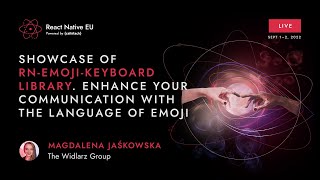 Showcase of rn-emoji-keyboard. Enhance your communication with the language of emoji - M. Jaśkowska