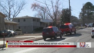 Four Displaced in Huntsville House Fire