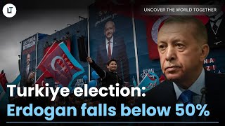 Turkey election results live news Erdogan falls below 50